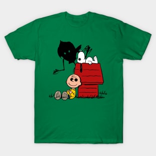 Spooky Cartoon Funny Cute Halloween Horror Parody T-Shirt